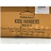 Image 3 : Premium Quality Kids Hangers Pack of 60 - Black