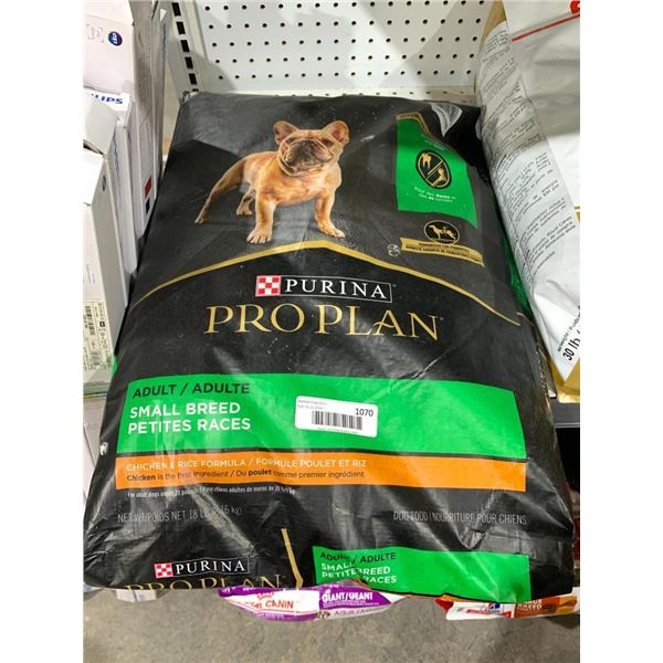 Purina Pro Plan Adult Small Breed Chicken & Rice Formula 18lbs