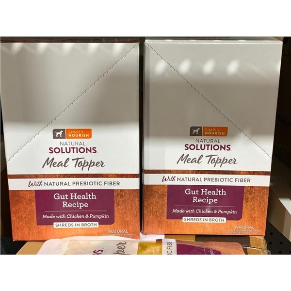 Natural solutions chicken and pumpkin meal topper 24x255g