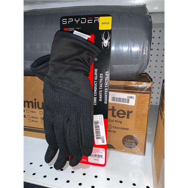 Spyder touchscreen gloves size small