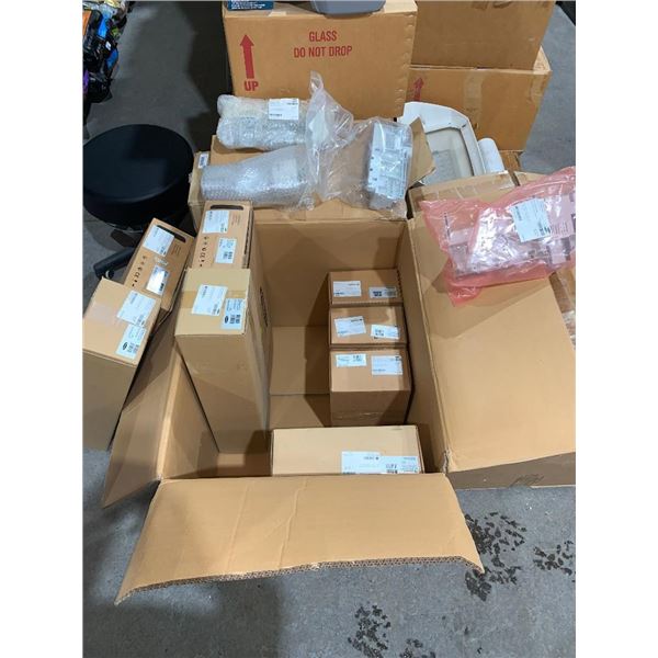 Box of assorted Fronius parts