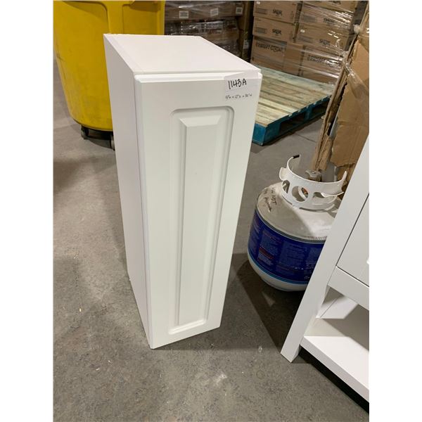 White wall mountable cabinet 9"Wx12"Dx30"H