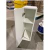 Image 2 : White wall mountable cabinet 9"Wx12"Dx30"H