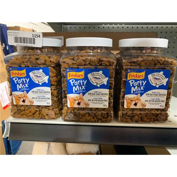Purina Friskies Party Mix Cat Treats 454g x 3