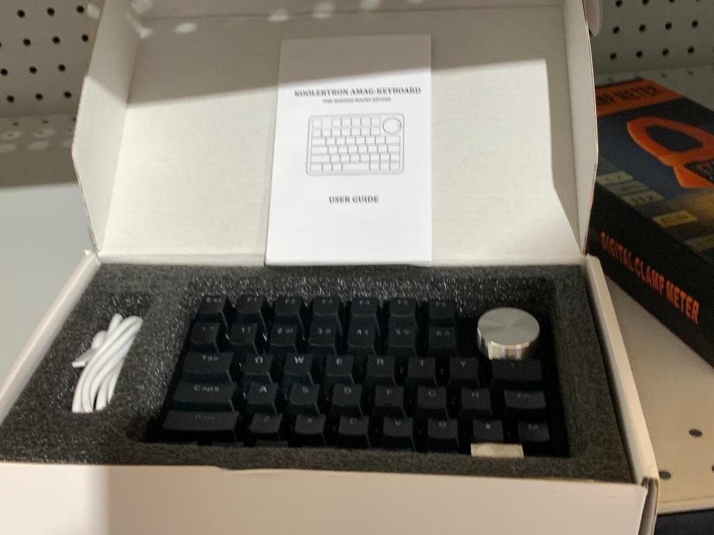 Koolertron One Handed Macro Mechanical Gaming Keyboard, Programmable ...