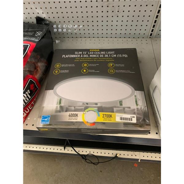 KODA Slim 15" LED Ceiling Light w/ Adjustable Color Tempurature