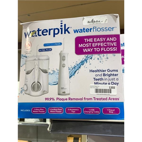 WATERPIK. water flooser.