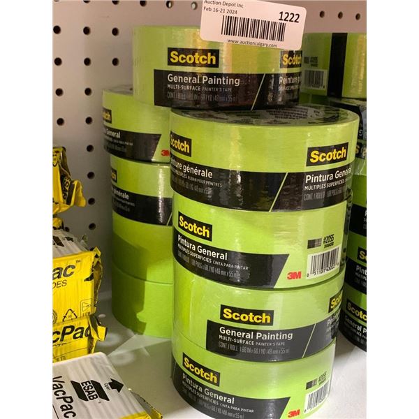 SCOTCH General painting multi-surface painter tape lot of 9.