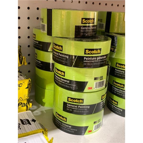 SCOTCH general painting multi-purpose painters tape lot of 9.