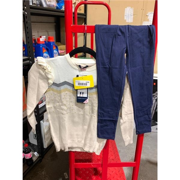 Andy & Evan 2 Pc Sweater Legging Set Size 5