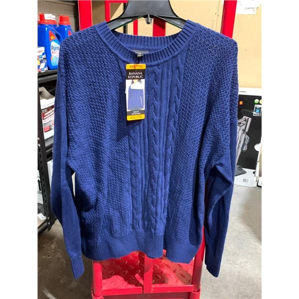 Banana Republic Ladies Cable Knit Sweater Size XXL