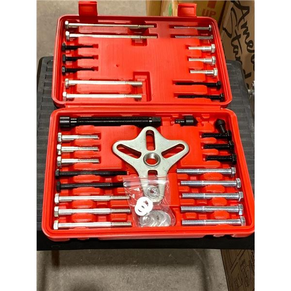 Steering wheel puller kit set.