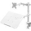 Image 1 : V-I-V WHITE LAPTOP TRAY AND DESK MOUNT.