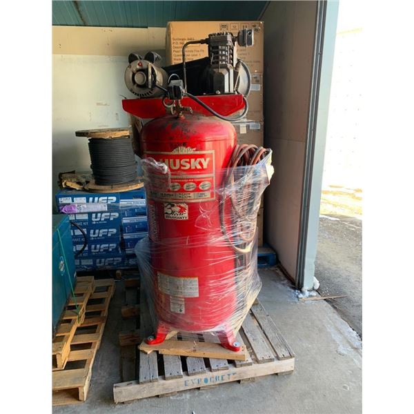 Husky Cast Iron 100% Duty Cycle 6.5HP / 240Volt  60 Gallon ASME Tank Air Compressor
