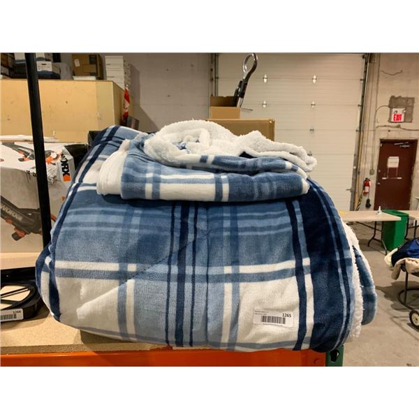 ROOTS HOME 3 piece fuzzy blankets.
