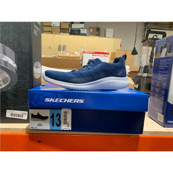 Sketchers Navy Marine size 13 with memory foam.