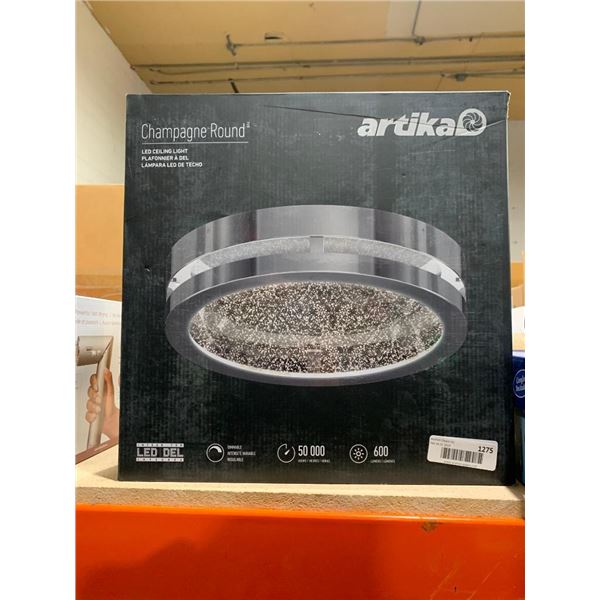 Artika Champagne Round LED Ceiling Light