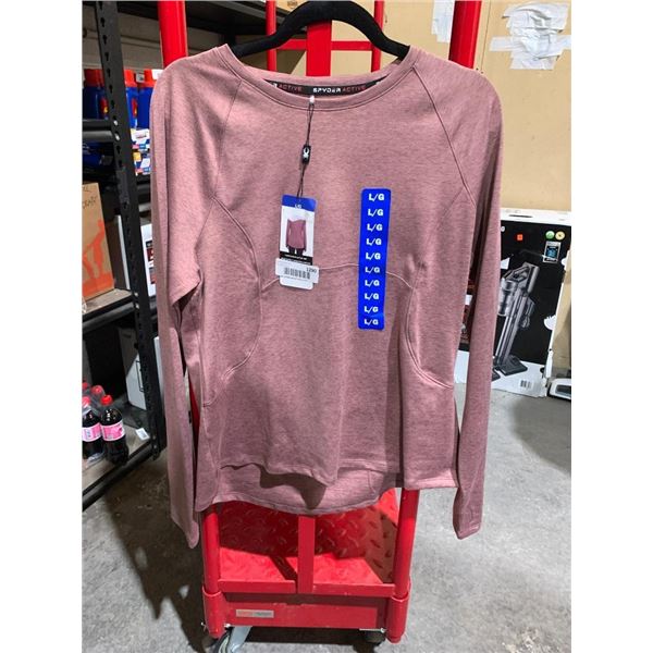 Spyder Ladies Long Sleeve Top Size Large