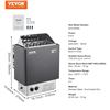 Image 1 : VEVOR Sauna Heater, 6KW 220V Electric Sauna Stove, Steam Bath Sauna Heater with Built-in Controls, 3