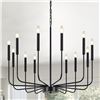 Image 1 : ZemSum 12 Lights Black Chandelier, Modern Chandeliers Ceiling Lights for Dining Room Light Fixtures 