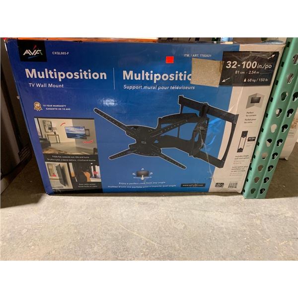 AVF Multiposition TV Wall Mount 32-100"