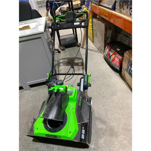 Greenworks Pro 80V Snow Thrower-no battery