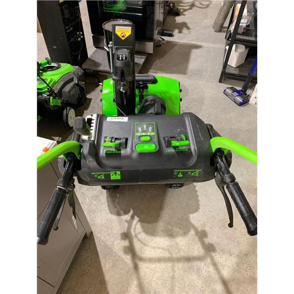 Greenworks Pro Brushless 80V Snow Blower-no battery