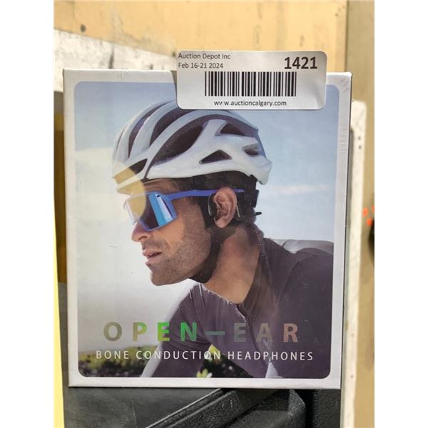 OPEN-EAR BONE CONDUCTION HEADPHONES.