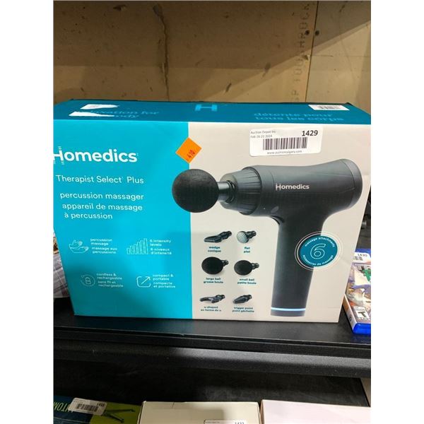 HOMEDICS Therapist select plus percussion massager.