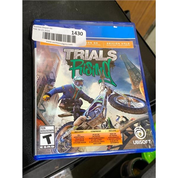 PS4 Trial rising  Video game.