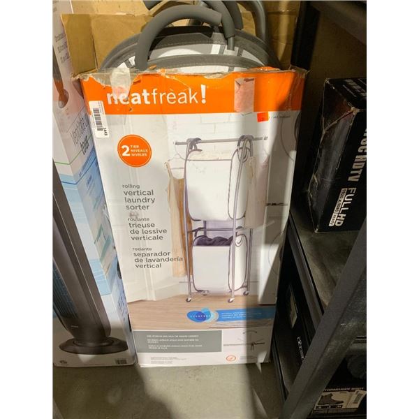 Neat Freak 2 Tier Laundry Organizer Hamper Set