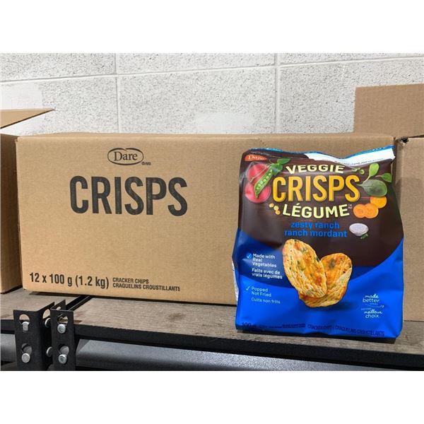 Dare zesty ranch veggie crisps 12x100g