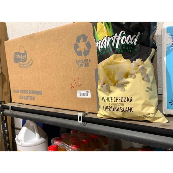 Smartfood white cheddar popcorn 12x200g