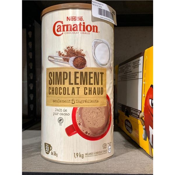 Nestle carnation hot chocolate mix 1.9kg