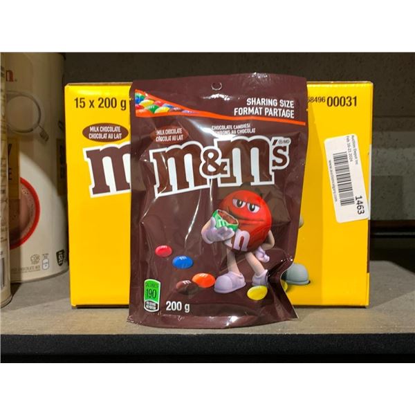 M&M's milk chocolate candy 15x200g