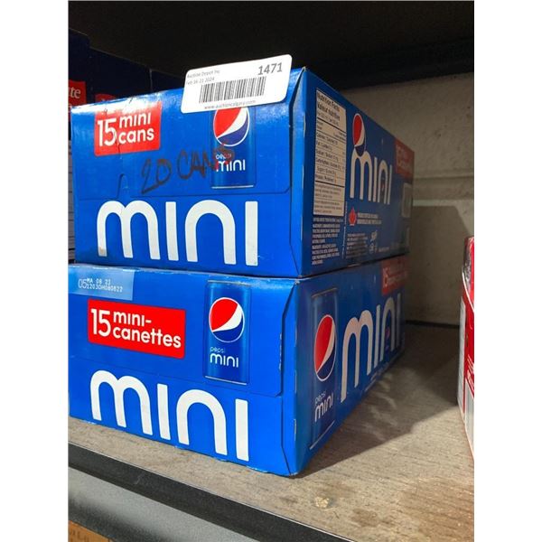 Pepsi soda pop mini cans 20x222ml