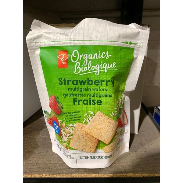 Presidents choice strawberry multigrain wafers 6x50g