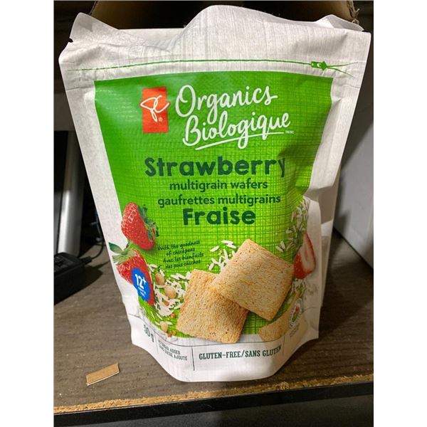 Presidents choice strawberry multigrain wafers 6x50g