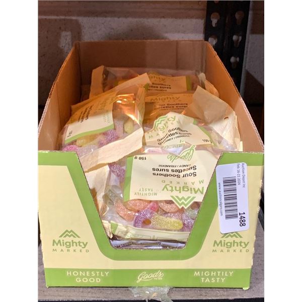 Mighty marked sour soothers candy 17x150g