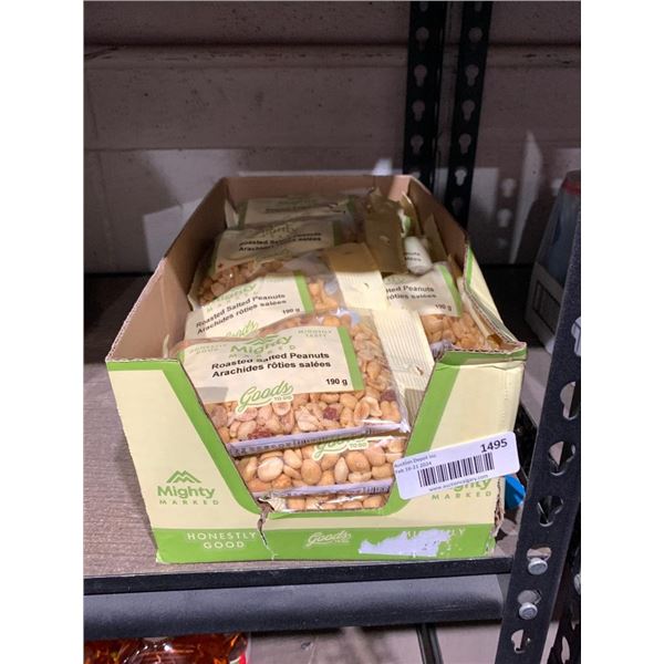 Mighty marked roasted salted peanuts 20x190g