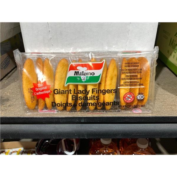 Milano giant lady finger biscuits 12x150g