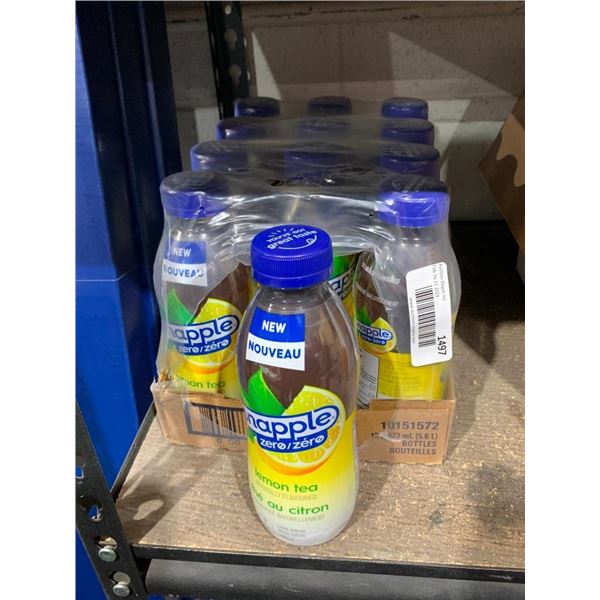 Snapple zero sugar lemon tea drink 12x473ml