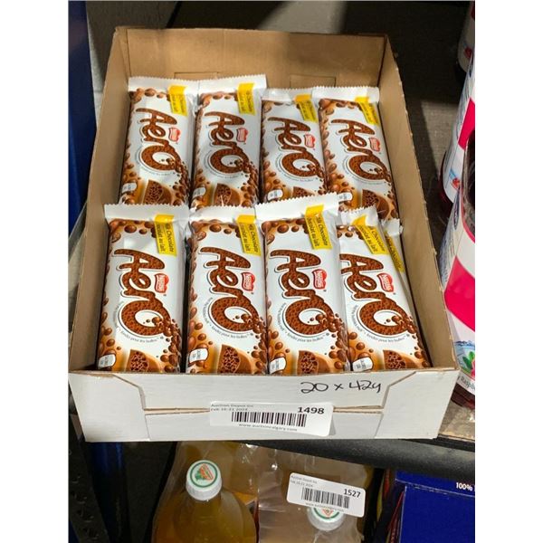 Nestle Aero chocolate bars 20x42g