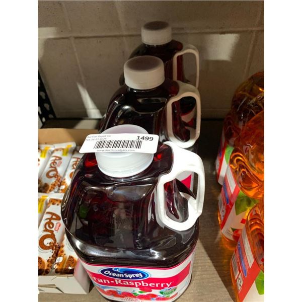 Ocean spray cran-raspberry juice 3x3L