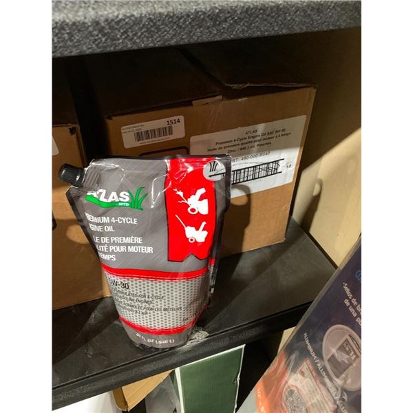 Atlas premium 4-cycle engine oil 12x946ml