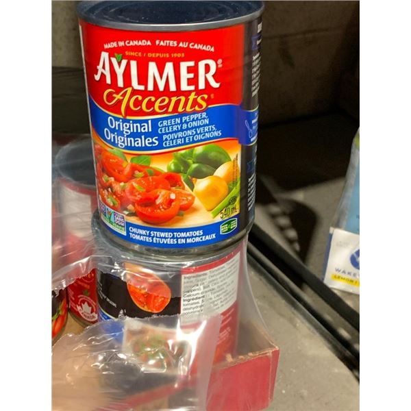 Aylmer accents chunky stewed tomatoes 12x540ml