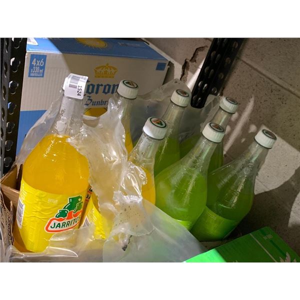 Jarritos soda pop pineapple and lime 7x1.5L