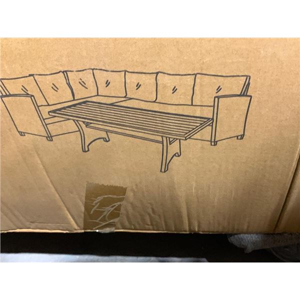 FCL outdoor wendal lounge sofas bx 1 of 2 - Brown