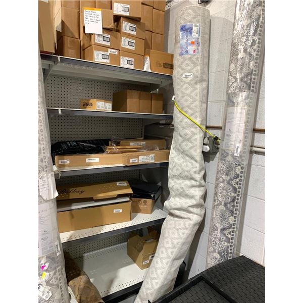 Seguna Broadway white area rug 8'x11'