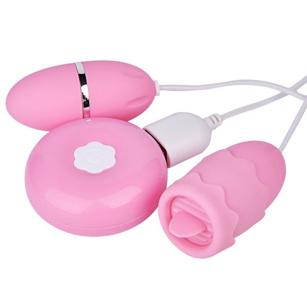 NEW SILICONE WATERPROOF LICKING TONGUE VIBRATING